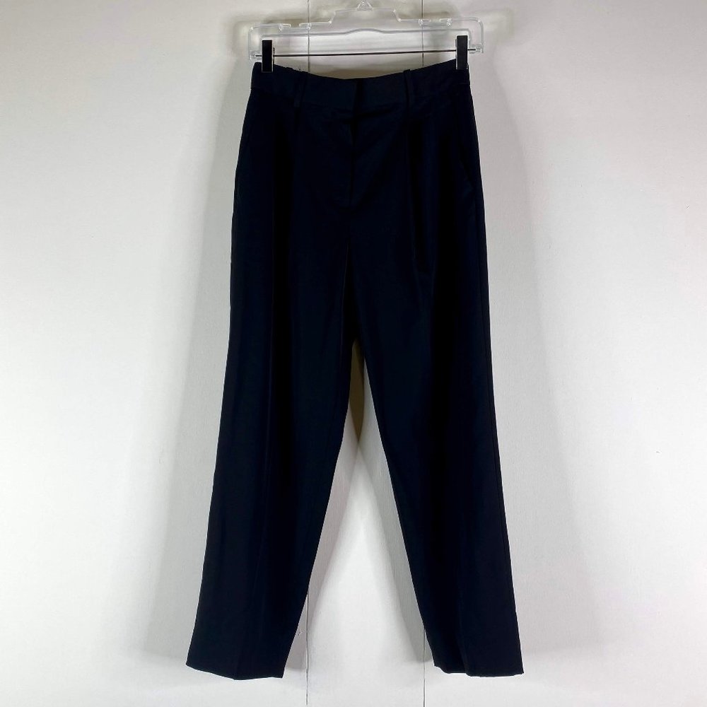 everlane women's black wool pants SZ 00
